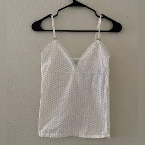 brandy melville amara hearts tank light pink